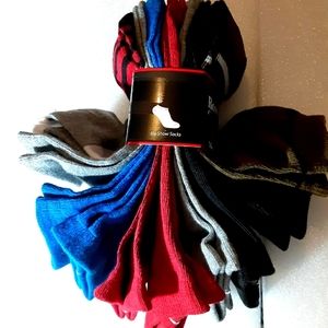 ROBERT SEBASTIAN MEN SPORTS NO SHOW SOCKS 10 PAIRS